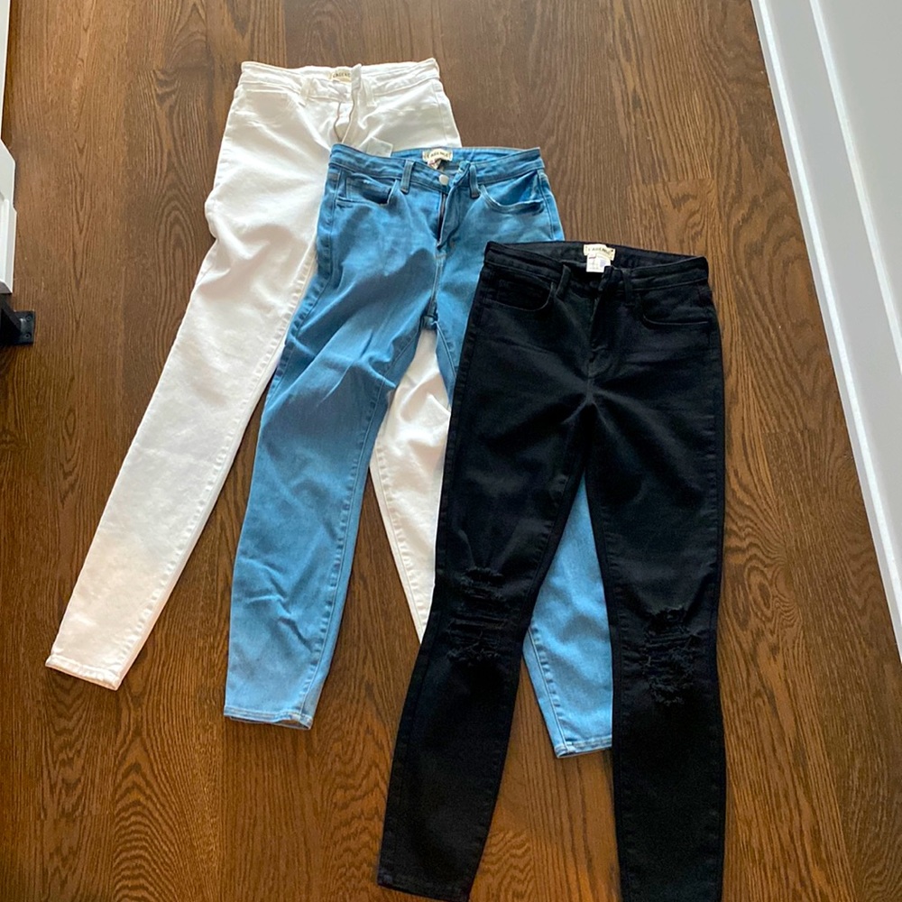 L’Agence neutrals skinny jeans bundle!!!